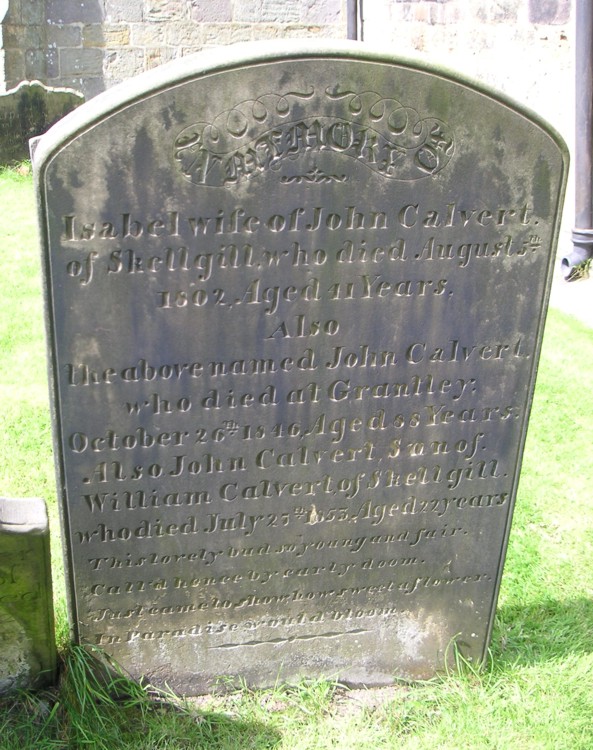 cundall/images/John_Calvert_1831_Gravestone